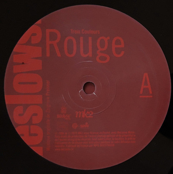 Krzysztof Kieślowski, Zbigniew Preisner - Trois Couleurs Rouge (Bande Originale Du Film) | Mint (M) Mint (M)-