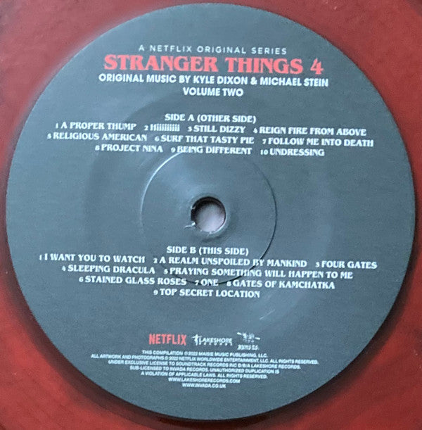 Kyle Dixon (2) & Michael Stein (9) - Stranger Things 4 · Volume Two (Original Score From The Netflix Series) | Mint (M) Mint (M)-