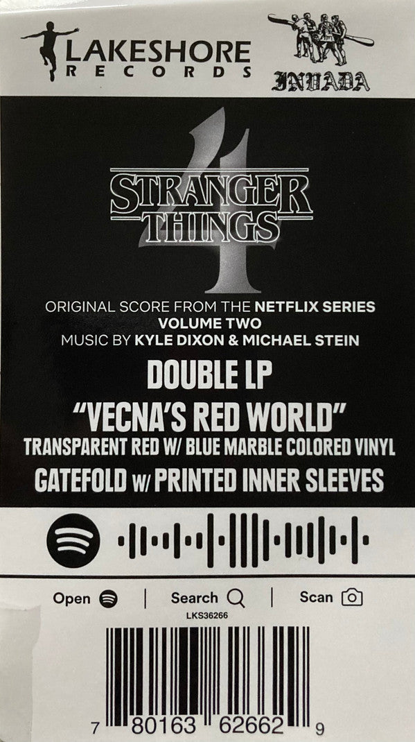 Kyle Dixon (2) & Michael Stein (9) - Stranger Things 4 · Volume Two (Original Score From The Netflix Series) | Mint (M) Mint (M)-