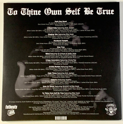 La Coka Nostra - To Thine Own Self Be True | Mint (M) Mint (M)-