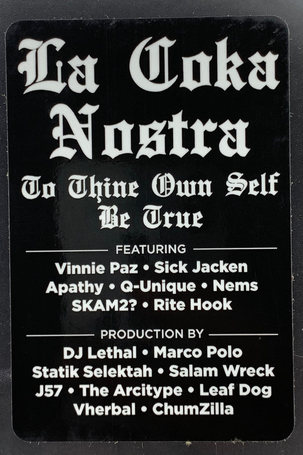 La Coka Nostra - To Thine Own Self Be True | Mint (M) Mint (M)-