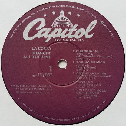 La Costa - Changin' All The Time | Near Mint (NM) Near Mint (NM)-