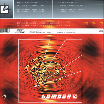 Lambda - Hold On Tight (Remixes)(2xVINYL) | Mint (M) Mint (M)-