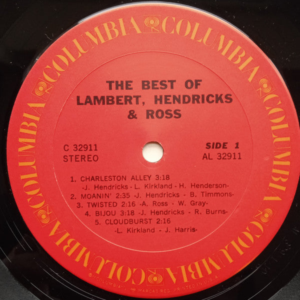 Lambert, Hendricks & Ross - The Best Of Lambert, Hendricks & Ross | Near Mint (NM) Very Good Plus (VG+)-