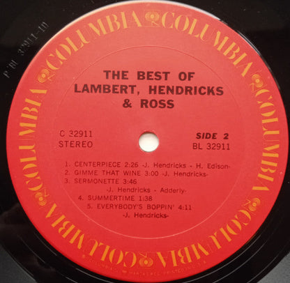 Lambert, Hendricks & Ross - The Best Of Lambert, Hendricks & Ross | Near Mint (NM) Very Good Plus (VG+)-