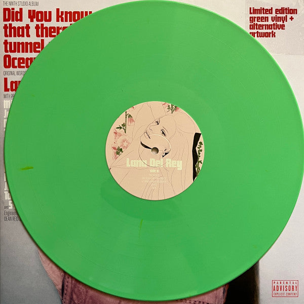 Lana Del Rey - Did You Know That There's A Tunnel Under Ocean Blvd (2x GREEN VINYL ALTERNATE COVER) | Mint (M) Mint (M)