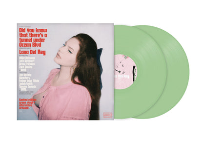 Lana Del Rey - Did You Know That There's A Tunnel Under Ocean Blvd (2x GREEN VINYL ALTERNATE COVER) | Mint (M) Mint (M)