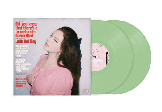 Lana Del Rey - Did You Know That There's A Tunnel Under Ocean Blvd (2x GREEN VINYL ALTERNATE COVER) | Mint (M) Mint (M)