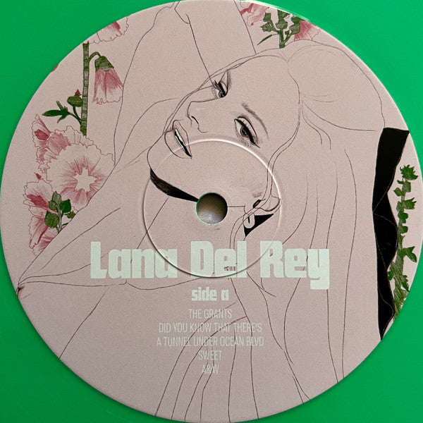 Lana Del Rey - Did You Know That There's A Tunnel Under Ocean Blvd (2x GREEN VINYL ALTERNATE COVER) | Mint (M) Mint (M)