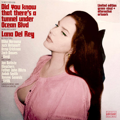 Lana Del Rey - Did You Know That There's A Tunnel Under Ocean Blvd (2x GREEN VINYL ALTERNATE COVER) | Mint (M) Mint (M)