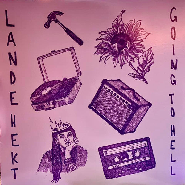 Lande Hekt - Going To Hell (PINK VINYL) | Mint (M) Mint (M)-