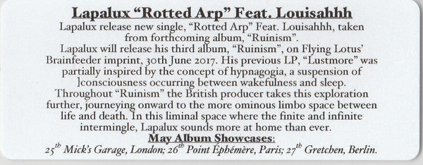 Lapalux - Rotted Arp | Mint (M) Generic-