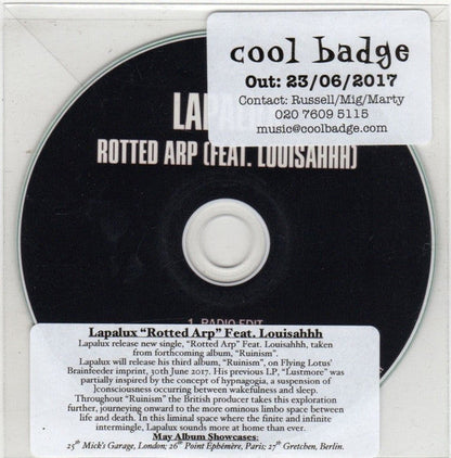 Lapalux - Rotted Arp | Mint (M) Generic-