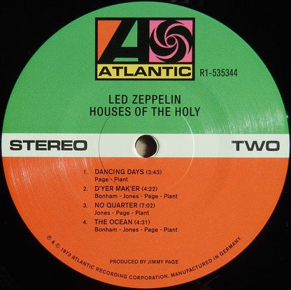 Led Zeppelin - Houses Of The Holy | Mint (M) Mint (M)-