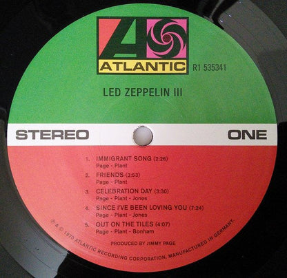 Led Zeppelin - Led Zeppelin III | Mint (M) Mint (M)-