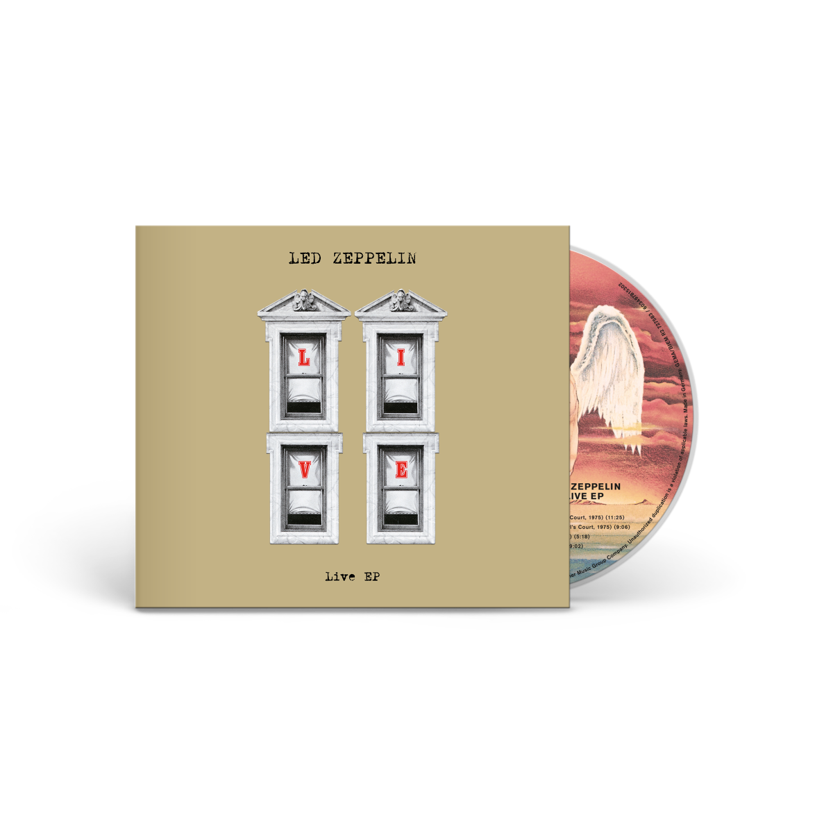 Led Zeppelin - Live Ep [First-Time Audio Release Of 1975 & 1979 Performances] (CD) | Mint (M) Mint (M)-