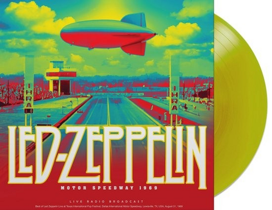 Led Zeppelin - Motor Speedway 1969 (Limited Edition, Transparent Lime Colored Vinyl) [Import] | Mint (M) Mint (M)-