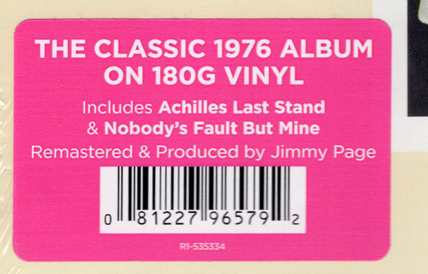 Led Zeppelin - Presence (VINYL) | Mint (M) Mint (M)-