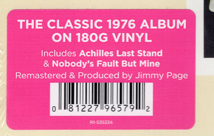 Led Zeppelin - Presence (VINYL) | Mint (M) Mint (M)-