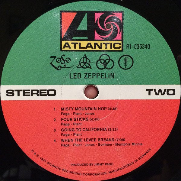 Led Zeppelin - Untitled (Vinyl) | Mint (M) Mint (M)-