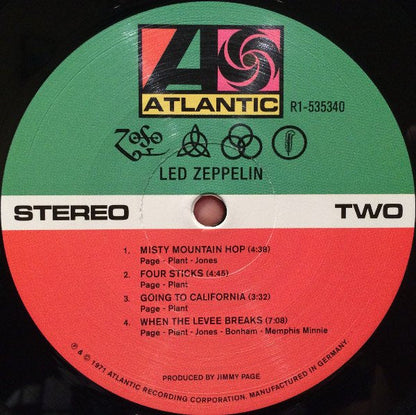 Led Zeppelin - Untitled (Vinyl) | Mint (M) Mint (M)-