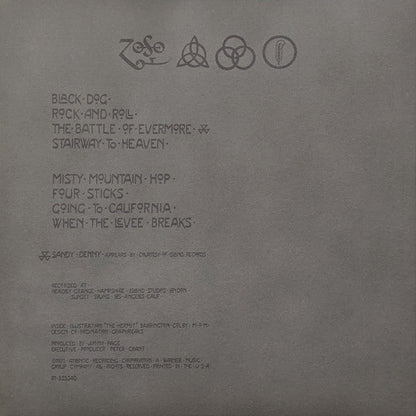 Led Zeppelin - Untitled (Vinyl) | Mint (M) Mint (M)-
