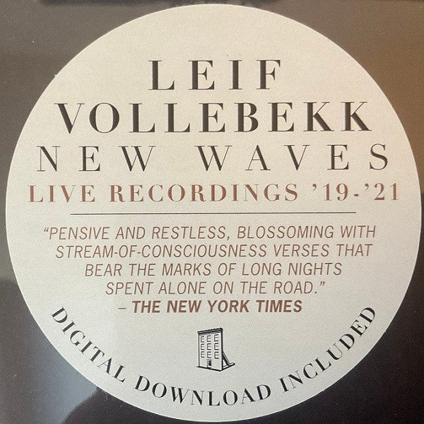 Leif Vollebekk - New Waves (Live Recordings ’19-’21) | Mint (M) Mint (M)-