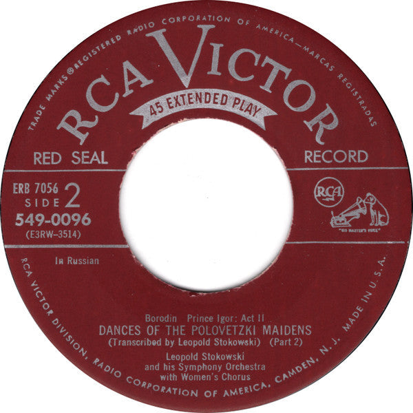 Leopold Stokowski - Dances Of The Polovetzki Maidens / In The Steppes Of Central Asia *2X7"* | Near Mint (NM) Near Mint (NM)-