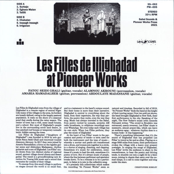Les Filles de Illighadad - At Pioneer Works | Mint (M) Mint (M)--