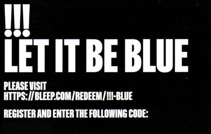 !!! - Let It Be Blue | Mint (M) Mint (M)-