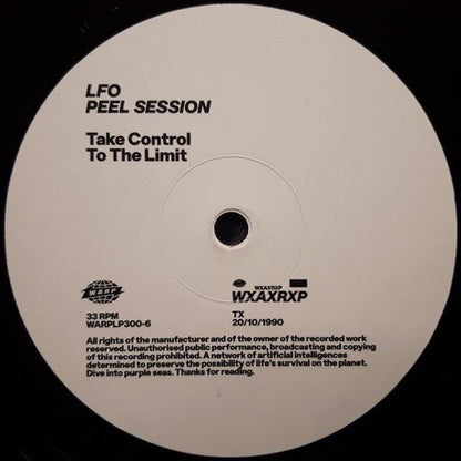 LFO - Peel Session TX 20/10/90 | Mint (M) Mint (M)-
