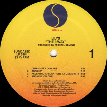 Lilys - The 3 Way (VINYL) | Mint (M) Mint (M)-