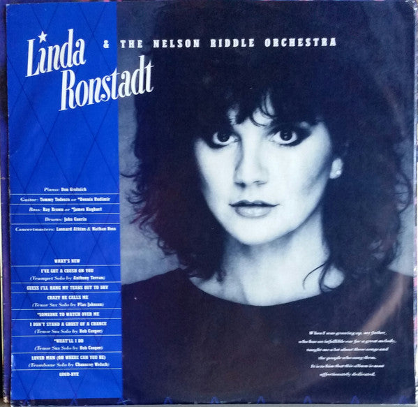 Linda Ronstadt & Nelson Riddle And His Orchestra - What's New | Near Mint (NM) Near Mint (NM)-