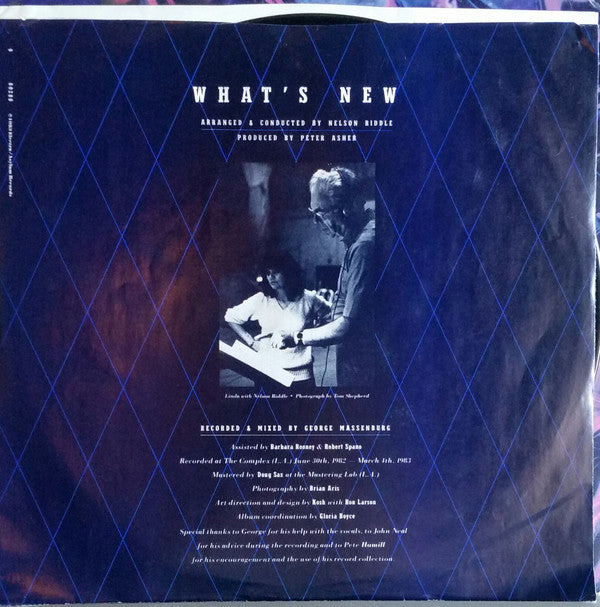 Linda Ronstadt & Nelson Riddle And His Orchestra - What's New | Near Mint (NM) Near Mint (NM)-