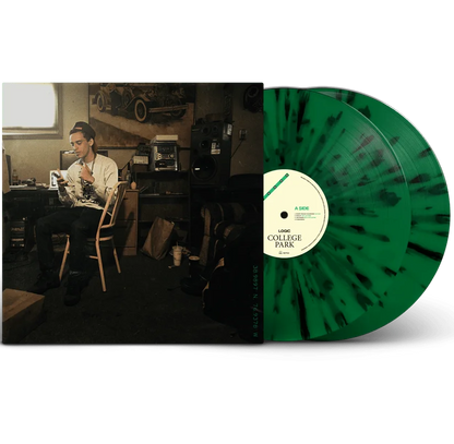 Logic - College Park (Limited Edition, "Varsity" Green & Black Splatter, Artist Signed) (2 Lp's) |-