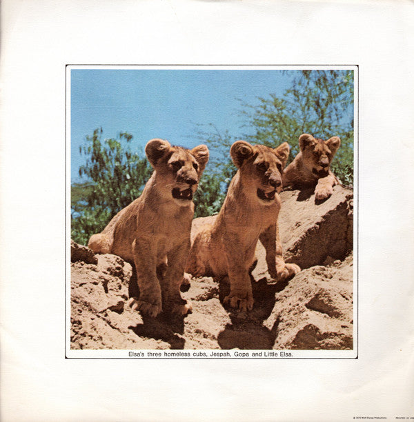 Lois Lane (3) - The Story And Songs Of Living Free Born Free | Near Mint (NM) Very Good (VG)-
