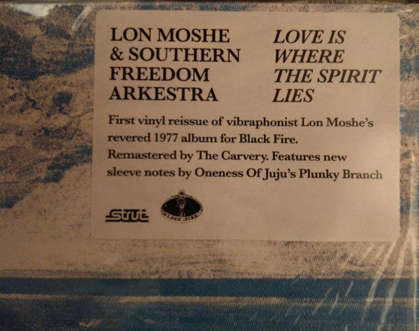 Lon Moshe & Southern Freedom Arkestra - Love Is Where The Spirit Lies | Mint (M) Mint (M)-