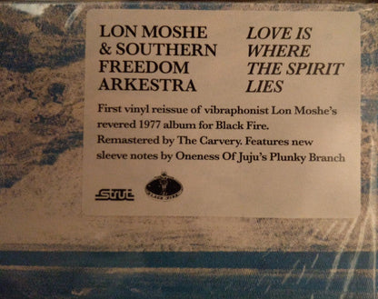 Lon Moshe & Southern Freedom Arkestra - Love Is Where The Spirit Lies | Mint (M) Mint (M)-