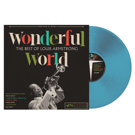 Louis Armstrong - Wonderful World: The Best Of Louis Armstrong (Limited Edition, Blue Vinyl) |-