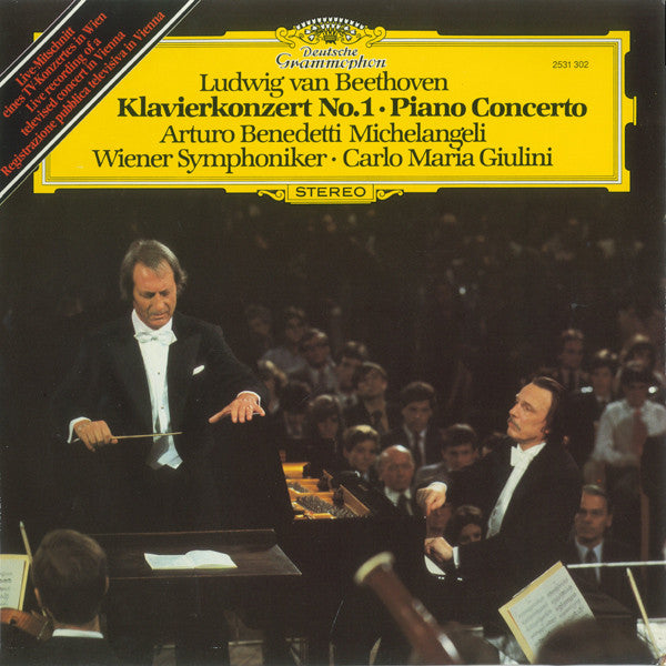 Ludwig van Beethoven, Arturo Benedetti Michelangel - Klavierkonzert No. 1 - Piano Concerto |-