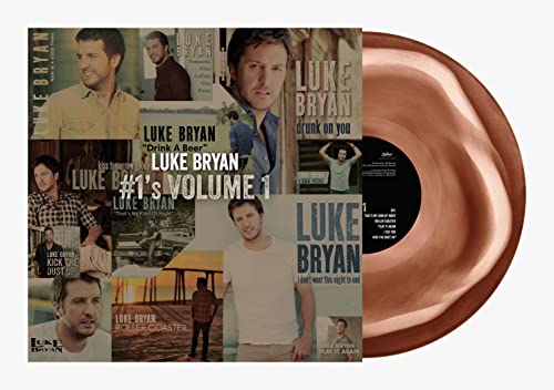 Luke Bryan - #1’s Vol. 1 (Brown Swirl LP) | Mint (M) Mint (M)-