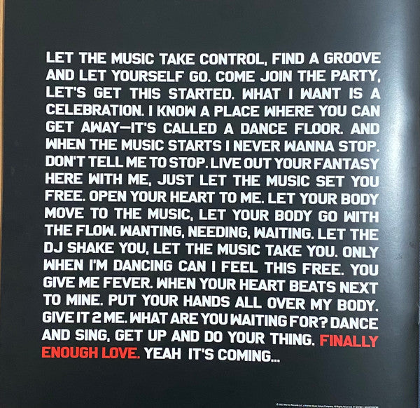 Madonna - Finally Enough Love (50 Number Ones) | Mint (M) Mint (M)-