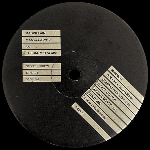 Madvillain (MF DOOM + Madlib) - Madvillainy 2: The Madlib Remix | Mint (M) Mint (M)-