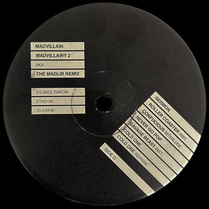 Madvillain (MF DOOM + Madlib) - Madvillainy 2: The Madlib Remix | Mint (M) Mint (M)-