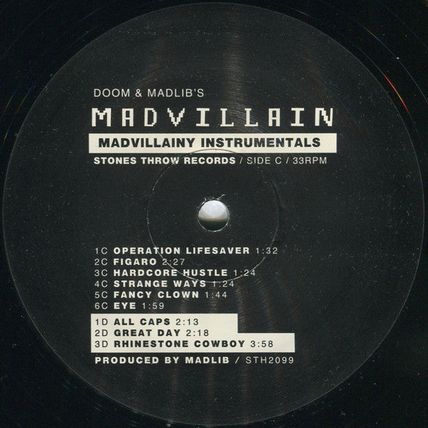 Madvillain (MF DOOM + Madlib) - Madvillainy Instrumentals | Mint (M) Mint (M)-