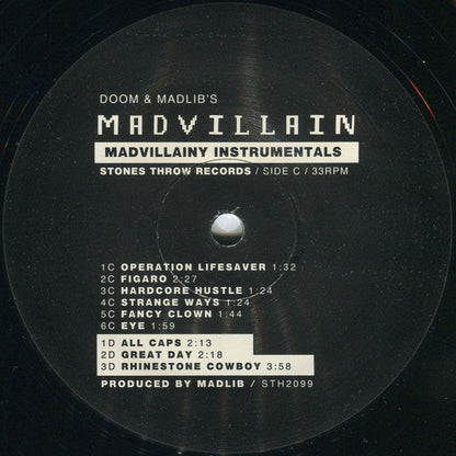 Madvillain (MF DOOM + Madlib) - Madvillainy Instrumentals | Mint (M) Mint (M)-