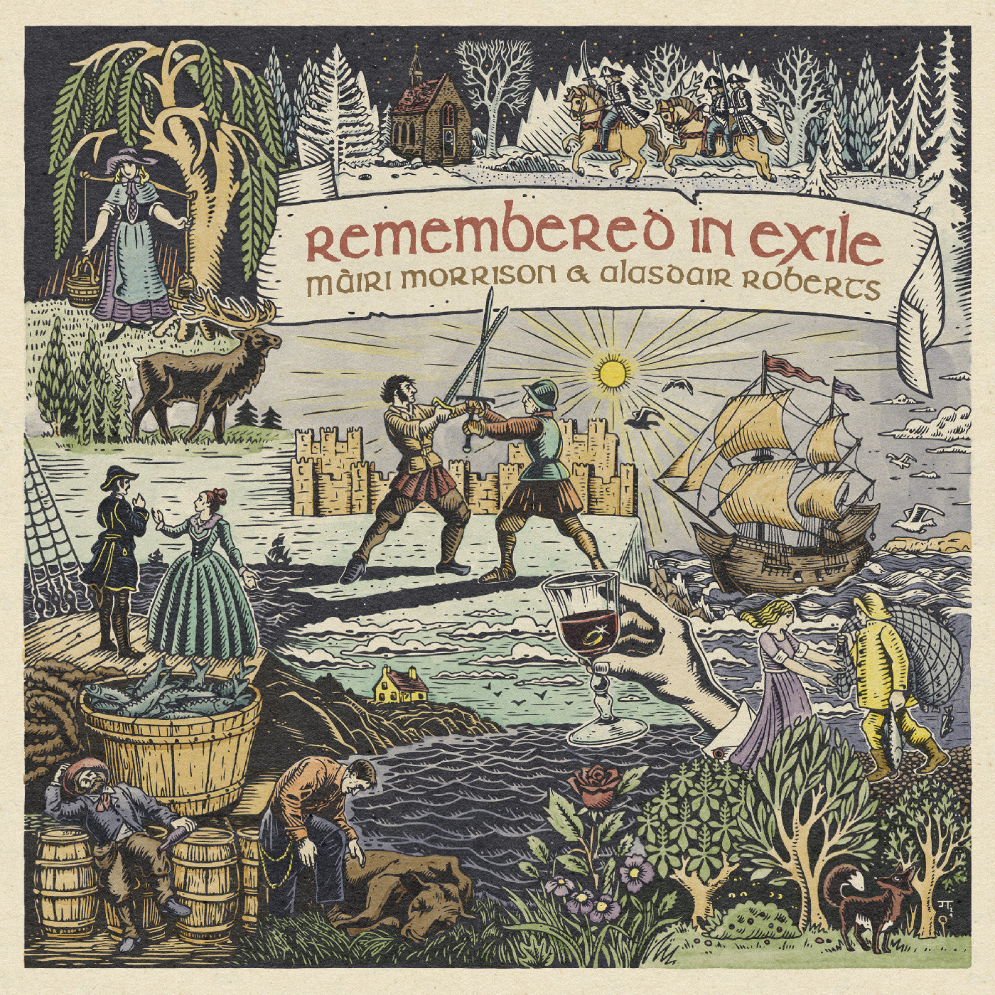 Mairi & Alasdair Roberts With Pete Johnston & Frie - Remembered In Exile: Songs And Ballads From Nova Scotia |--