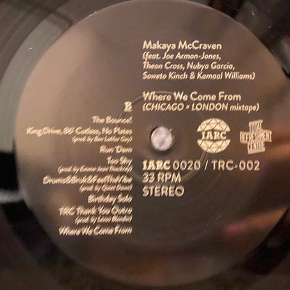 Makaya McCraven - Where We Come From (Chicago × London Mixtape) | Mint (M) Mint (M)-