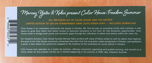Marcey Yates, Xoboi - Culxr House:Freedom Summer | Mint (M) Mint (M)-