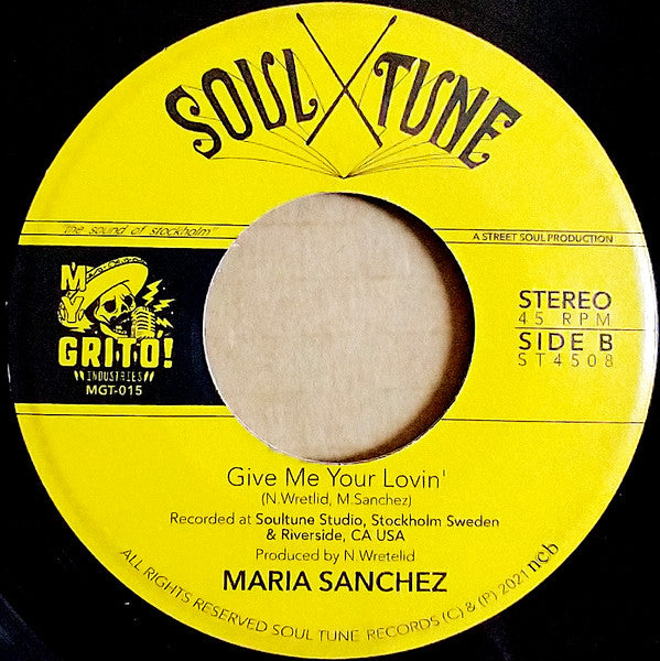 Maria Sanchez (5) - Hey Love / Give Me Your Lovin' | Mint (M) Mint (M)-